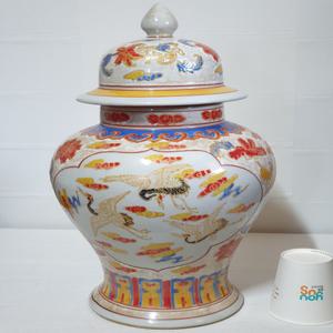 초대형 청대 야광 대단지 높이42cm 무게4kg 단초마을 골동품/수집품/도자기