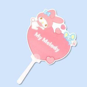산리오캐릭터즈 하트 부채 마이멜로디