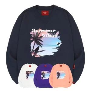 엘라모 3M 썸머바이브 맨투맨 남녀공용 빅사이즈 S~4XL