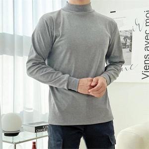 [셀러허브][라일리] Rly 기본 스타일 겨울철 데일리 반목폴라 남성 티셔츠 (S9656631)