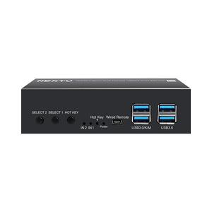 NEXTU 4K HDMI2.0 2포트 듀얼모니터 KVM 스위치 (NEXT-8903KVM-DUAL) YSYS