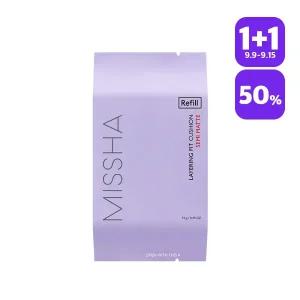 [1+1][미샤] 레이어링 핏 쿠션 세미매트 리필 (4종 택1)