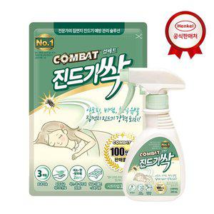 [컴배트] 진드기싹 스프레이 290ml+시트 4개입