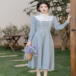 근대의상 경성시대옷 개화기의상 복고 유럽풍 카라 레트로 원피스 경성시대 경성의복