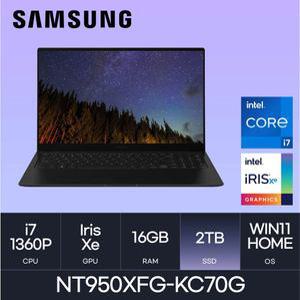 HMC / 삼성전자 갤럭시북 프로 SE / NT950XFG-KC70G (D5 RAM 16GB / NVMe 2TB / WIN11H) /i7-1360P