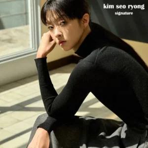 김서룡 시그니처쉬머 울트라파인 메리노 울니트+이너탑 [런칭 가격 79,900원]