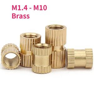 황동 나사 사출 성형 널링 인서트 너트 M1 4 6 M2 5 M3 M4 M5 M6 M8 M10