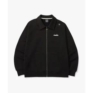 디아도라 diadora 컴피 스? 집업 자켓 BLACK D4123LFT21BLK 122621