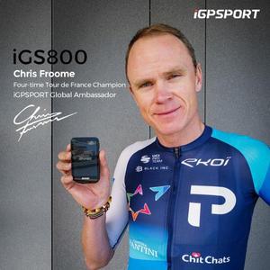 IGPSPORT iGS800 터치스크린 자전거 컴퓨터, 전문 GPS 사이클링 지도 내비게이션, WiFi ANT + 50H 배터리