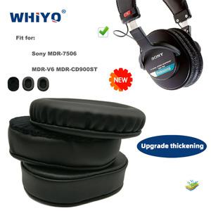 소니 MDR-7506 MDR-V6 MDR-CD900ST 헤드셋 가죽 쿠션 벨벳 귀마개 이어폰 슬리브에 대한 업 그레 이드 교체
