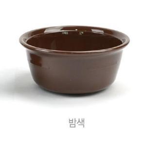 국밥집 급식소 식당 포개어지는 업소용 PC뚝배기 밤색 육개장 전골 내구성