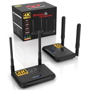 비디오 키트 오디오 수신기 4K 스트리밍 HDTV 송신기 PC BINKEN EXTENDER 5G 모니터 노트북 /250M HDMI 820FT 무선 지원으로 지원 IR 박스에서 가능 케이블
