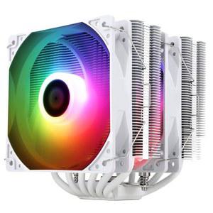 Thermalright 피어리스 어쌔신 120 SE ARGB 화이트 CPU 에어 쿨러, 히트 파이프 쿨러 6개, 듀얼 120mm C12CW-S PWM 팬, 알루미늄 방열판 커버, AGHP 테크놀로지, AMD AM4 AM5용 /인텔 1700 /1150 /1151 /1200