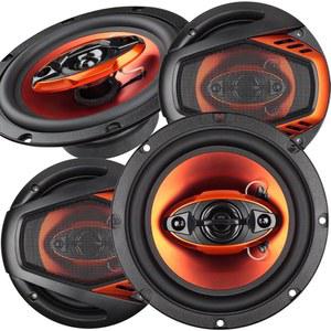 STX 오디오 1300W 6.5인치 4방향 차량용 동축 스피커 시스템 - 2쌍