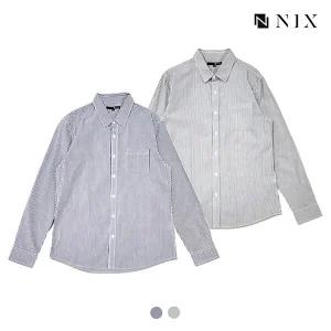 [닉스]남성 포플린 레귤러핏 카라 셔츠FNNFCSL101P