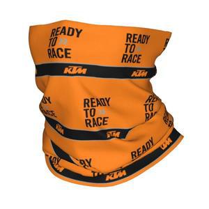 Custom Ready To Race Bike Logo Bandana Neck Gaiter UV Protection Scarf Cover Men Headwear Tube