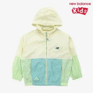 [뉴발란스] 키즈 2컬러블럭 홑겹 바람막이 NK9AEB402U-84 자켓