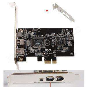 PCI-E Express FireWire 1394a IEEE1394 컨트롤러 카드 로우 프로파일 브래킷 포함