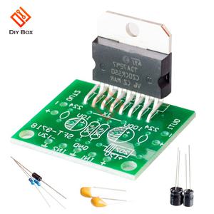 TDA7297 앰프 보드 모듈 예비 부품 DC 12V 2.0 듀얼 오디오 인코딩 15W 전자 DIY 키트 스피커