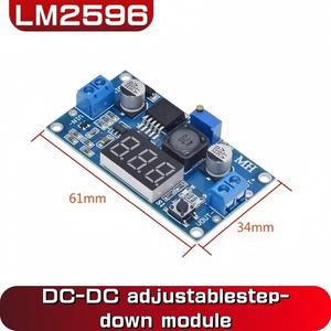 호환 디지털 디스플레이가 DC-DC 스텝 다운 전원 공급 장치 모듈 LM2596S LED 전압계