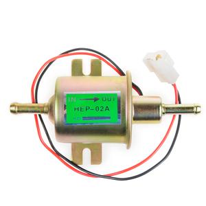 12V 24V 전기 연료 펌프 저압 볼트 고정 와이어 디젤 가솔린 차량 카브레타 기화기 바이크 오토바이 ATV HE