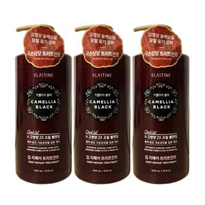 엘라스틴 카멜리아블랙 트리트먼트 1L 3개