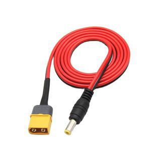 Amass 수 커넥터 어댑터 XT60 XT30 T 플러그-DC 5.5 2.1 실리콘 충전 케이블 와이어 파워 서플라이 FPV 드
