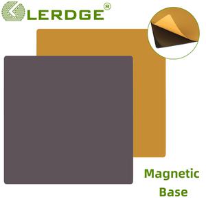 LERDGE 3D 프린터 PEI 부품 가열 베드 마그네틱 베이스 부착 필름 패드 플레이트