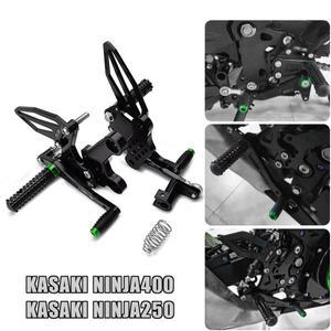바이크 오토바이 조정 라이더 발판 후면 풋 페그 가와사키 닌자 400  Ninja400 250 Z