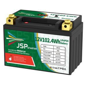 바이크 오토바이 시작 배터리 리튬 다리미 인산염 스쿠터 LiFePO4 JSP10S 128V 1024Wh CCA450A BMS YT10SBS
