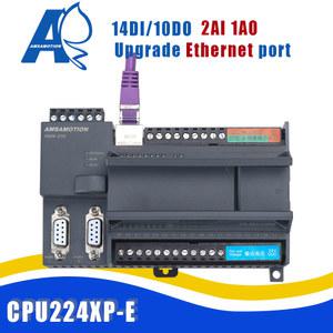 이더넷 CPU224XP-E PLC 프로그래밍 가능 논리 컨트롤러 2AI 1AO S7-200 릴레이 트랜지스터 용 Siemens 214-2BD23/2AD23 220V 교체