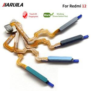 지문 센서 홈 리턴 키 메뉴 버튼 Xiaomi Redmi 13C 12 용 플렉스 케이블