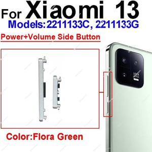 Xiaomi 13 Pro 전원 볼륨 업 다운 사이드 키 스위치 교체 수리 부품 용 ON OFF 측면 버튼