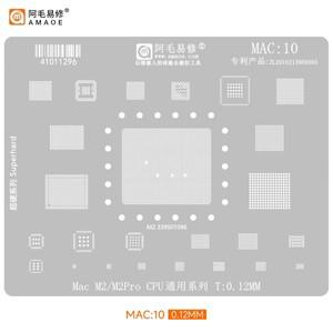 BGA 리볼링 스텐실 맥북 프로 에어 M2 339S01134 CPU MAC10