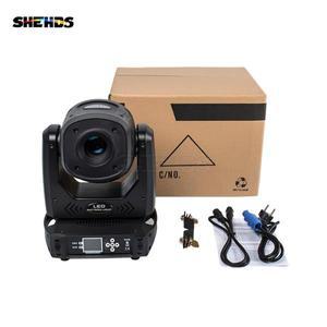 SHEHDS 2PCS 100W LED 이동 헤드 6 패싯 프리즘 DJ 프로젝터 DMX 512 디스코 웨딩 나이트 클럽 청중을위한