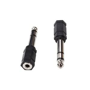 오디오 어댑터 커넥터 헤드폰 마이크 앰프 Aux 케이블 컨버터  6.35mm 암에서 암으로 500 개
