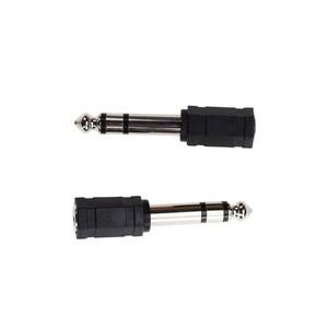 헤드폰 커넥터 앰프 마이크 AUX 컨버터  1/4 6.35mm 수 플러그-3.5mm 암 오디오 어댑터  500 개