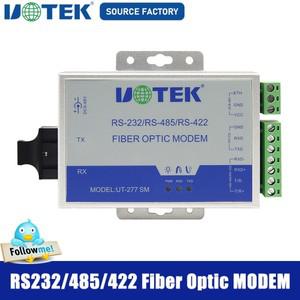 2pcs RS-232 RS-485 RS-422-광섬유 트랜시버 모뎀 변환기 SC ST FC RS422-De Fibra Optica UT-277