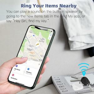 스마트 블루투스 GPS 트래커 분실 방지 알림 장치 태그 교체 로케이터 IOS 시스템 MFI 등급 Find My 앱과