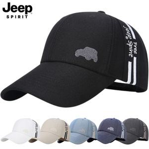 JEEPSPIRIT 남녀공용 캐주얼 야구 모자 여성 남성 볼캡 사계절 라운드 캡모자 일상패션 캠핑패션 CA0386