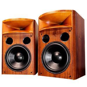 Balenald HIFI 스피커 오디오 혼 H15 책장 단단한 나무 매니아 12인치