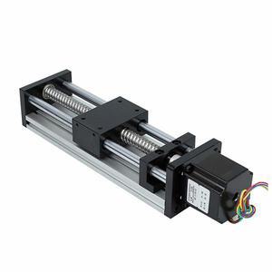 CNC 선형 가이드 모션 모듈, 1204 볼 스크류, 효과적인 레일 테이블, Nema23 스테퍼 포함, 50-700mm