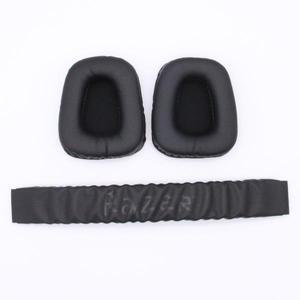 [누리음향]Razer Electra 게임용 PC 헤드폰 용 새 소프트 교체 이어 패드 밴드 쿠션