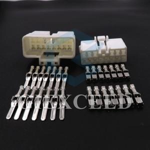 전기 암 수 자동차 커넥터 AC 어셈블리 자동 소켓 14 핀 MG651110 MG641113