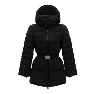 [버버리] 여성 벨트 퍼퍼 숏 패딩/블랙/80721371