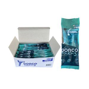 도루코 터치3 면도기 10개입 3중날 (개별포장) TP900