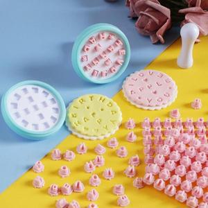 세라믹 아트 알파벳 숫자 기호 폴리머 클레이 프레스 스탬프 엠보싱 몰드 실링 DIY 도자기 도구