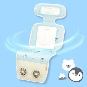 꿈비 꿈비 아이스허그 듀얼팬 쿨시트 2.0 아이스패밀리 카시트 통풍 쿨시트 유모차 라이너