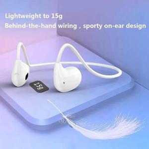 Xiaomi 무선 블루투스 5.3 헤드폰 공기 전도 방수 헤드셋 스테레오 오버 이어 스포츠 이어폰 마이크가 버드