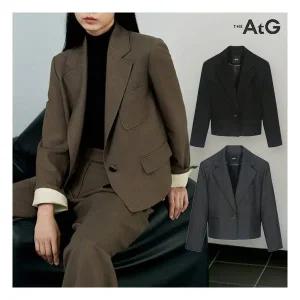 더엣지 TAG가153,000원 셋업 크롭 자켓 3종 택1 WXJK6G02